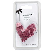 CAPSULE DAISY MINI BUTTONS (30PCS) - PARKSTONE PINK